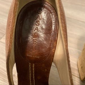 Casadei wedges worn but great condition